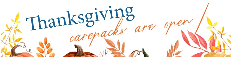 CMFCAA Thanksgiving carepack serving foster, adoptive, and kinship families